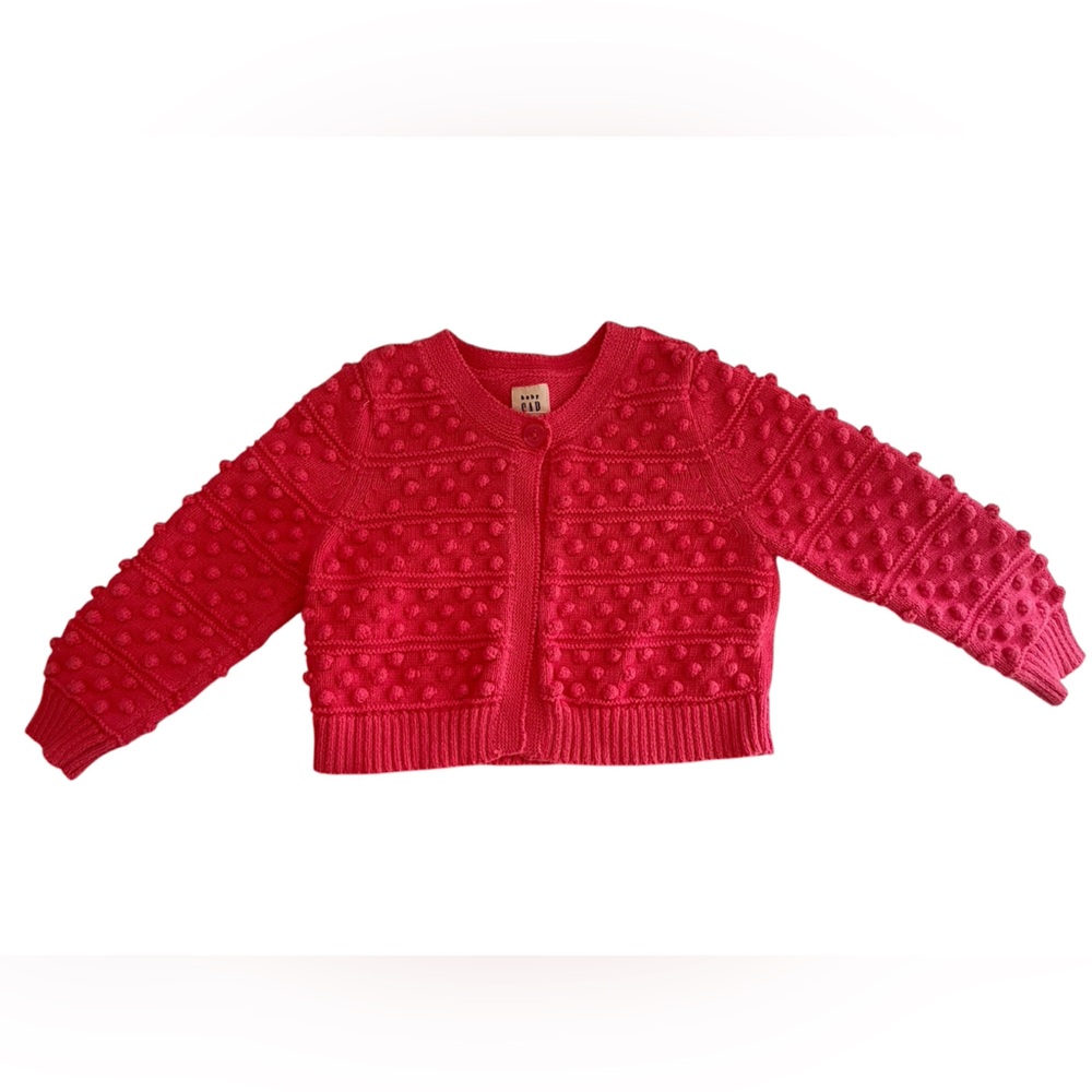 Baby Gap PINK cotton sweater 12-18 months